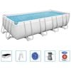 Bestway Pool Power Steel med tillbeh&ouml;r rektangul&auml;r 488x244x122 cm
