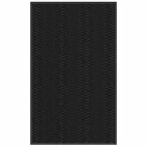 vidaXL D&ouml;rrmatta svart 90x150 cm