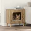 vidaXL Katt hus Artisan Ek 51 x 30 x 52 cm Konstruerat tr&auml;
