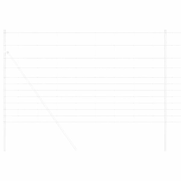 vidaXL St&auml;ngsel f&ouml;r &aring;ker / &auml;ng Silver 50 x 1,4 m Galvaniserat st&aring;l