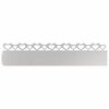 vidaXL Gr&auml;skanter 20 pcs Silver 103 x 0,05 x 22 cm Rostfritt st&aring;l