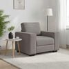 vidaXL Soffstol taupe 100x77x82 cm tyg