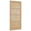 vidaXL Inredningsd&ouml;rr 93 x 202 cm Plywood Naturlig
