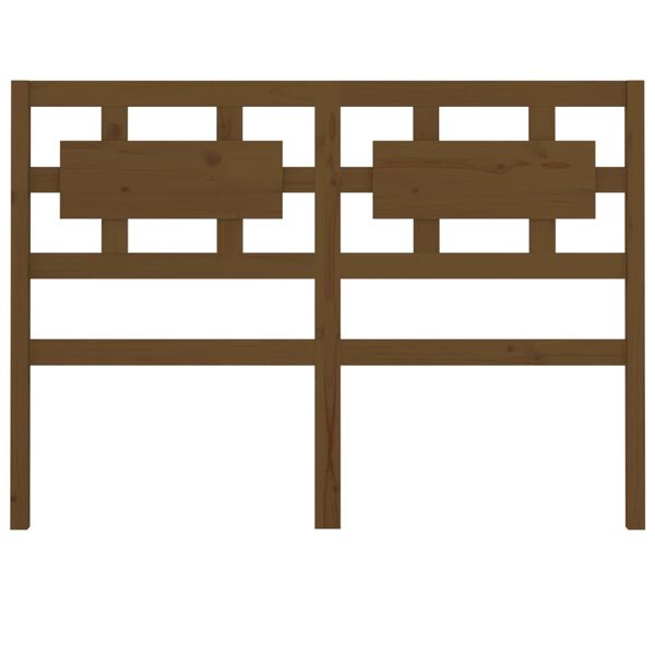 vidaXL S&auml;nggavel honungsbrun 205,5x4x100 cm massiv furu