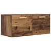vidaXL V&auml;ggsk&aring;p V&auml;ggmonterat Gammalt tr&auml; 80 x 36,5 x 35 cm