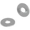 vidaXL Skivor 2 st Silver 12 x 12 x 1,2 cm J&auml;rn