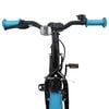 vidaXL Barncykel 20 Tum f&ouml;r 6-11 &aring;r gamla Svart