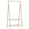 vidaXL Kl&auml;dst&auml;ll med hyllor 96x45,5x150,5 cm bambu