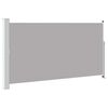 vidaXL Inf&auml;llbar sidomarkis f&ouml;r uteplats 160 x 300 cm gr&aring;