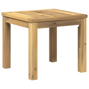 vidaXL Kaffeebord Vit 40 x 40,5 x 36 cm Massivt Akaciatr&auml;