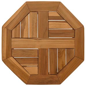 vidaXL Bordsskiva 40x40x2,5 cm &aring;ttakantig massiv teak