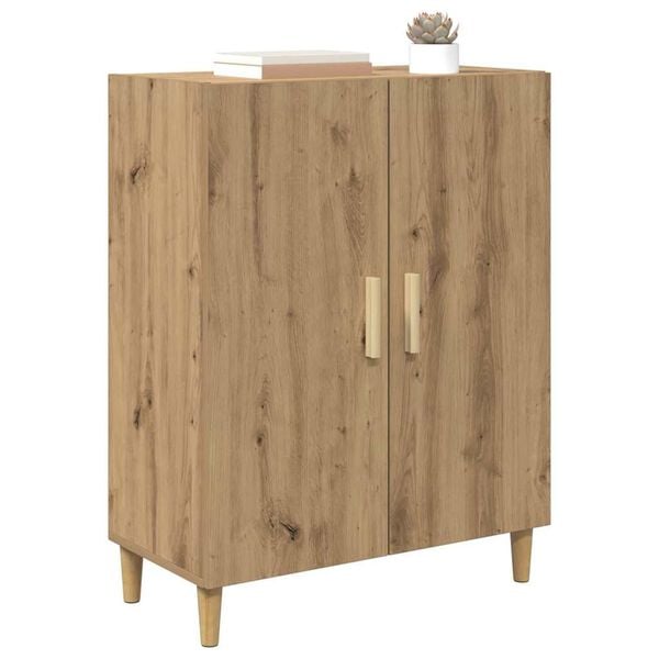 vidaXL Sideboard Artisan Ek 70 x 34 x 90 cm Konstruerat trä