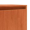 vidaXL Sideboard Brun Ek 111 x 34 x 60 cm Massiv furu
