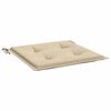 vidaXL Stolsdynor 4 st beige 50x50x4 cm oxfordtyg