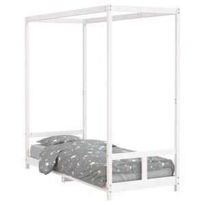 vidaXL S&auml;ngram f&ouml;r barns&auml;ng vit 80x200 cm massiv furu