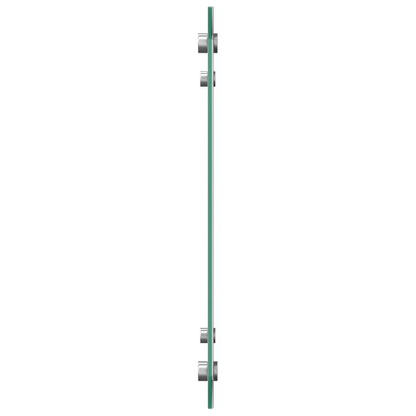 vidaXL Köksplånbak Ljusgrå 70 x 40 x 0,6 cm härdat glas