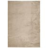 vidaXL Mjuk matta HUARTE med kort lugg tv&auml;ttbar sandbeige 120x170 cm