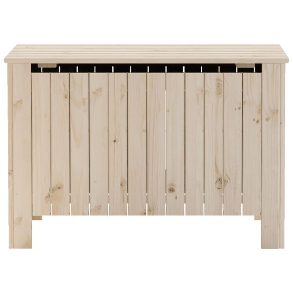 vidaXL Förvaringslåda med lock RANA 80x49x54 cm massiv furu
