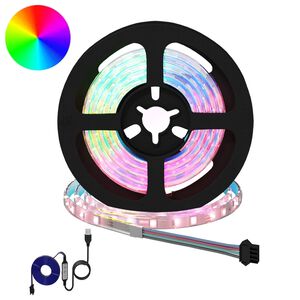 vidaXL LED Band 2 st Svart och Transparent Koppar och plast