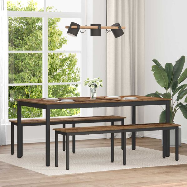 vidaXL b&auml;nk Gammalt tr&auml; 160 x 35 x 45 cm Konstruerat tr&auml;