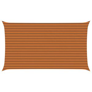 vidaXL Solskugge segel Orange och Brunt 7 x 4 m 100% polyester oxford