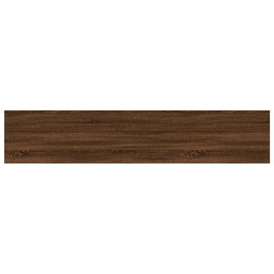 vidaXL Vägghyllor 4 st brun ek 100x20x1,5 cm konstruerat trä