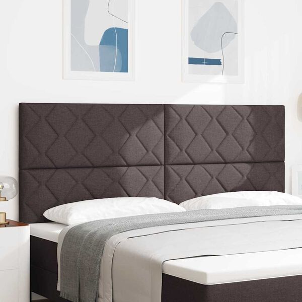 vidaXL Huvudgavel Ljusgr&aring; 200 cm tyg