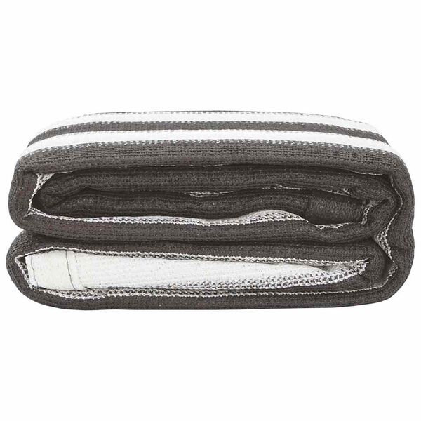 vidaXL T&auml;ltmatta antracit och vit 400x400 cm HDPE