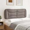 vidaXL Headboard Cushion "Hvar" Taupe 120 cm Fabric