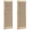 vidaXL Sk&aring;pd&ouml;rr 2 pcs Naturf&auml;rg 110 x 2,1 x 39,5 cm Massiv furu