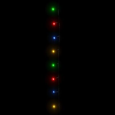 vidaXL Ljusslinga med 400 lysdioder 40m 8 ljuseffekter flerfärgad