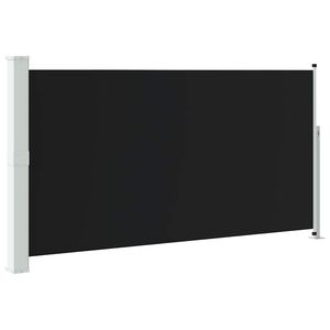 vidaXL Sidomarkis f&ouml;r uteplats 160 x 300 cm svart