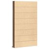 vidaXL CD-hylla brun ek 102x23x177,5 cm konstruerat tr&auml;