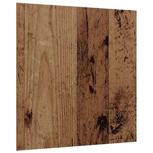 vidaXL Dekorpaneler 50 st Gammalt tr&auml; 30 x 30 x 0.27 cm