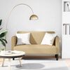vidaXL Loveseat soffa gr&aring;gr&ouml;n 109 cm manchestertyg