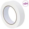 vidaXL M&aring;lartape 24 pcs Vit 30mm x 50m Papper