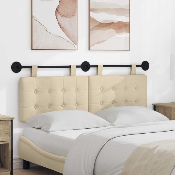 vidaXL H&auml;ngande Huvudgavel V&auml;ggmonterad tyg