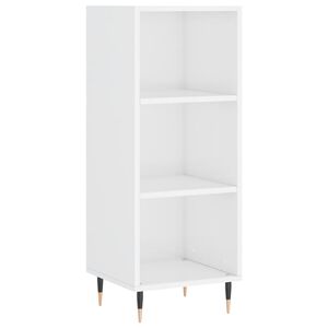 vidaXL Sk&aring;p vit h&ouml;gglans 34,5x32,5x90 cm konstruerat tr&auml;