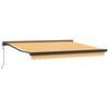 vidaXL Utdragbar markis Sand 450 &times; 300 cm Tyg och Metall