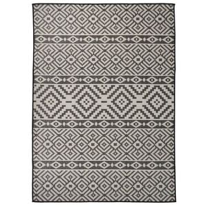vidaXL Utomhusmatta plattv&auml;vd 200x280 cm svarta r&auml;nder