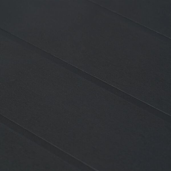 vidaXL Trädgårdsbord 220x90x72 cm konstrotting antracit