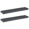 vidaXL Pallkuddset 2 st Oxford Tyg Antracit 180 x 40 x 8 cm