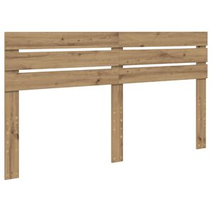 vidaXL Huvudgavel Artisan Ek Konstruerat tr&auml;