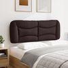 vidaXL Headboard Cushion "Hvar" Dark Brown 140 cm Fabric