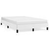 vidaXL s&auml;ngram utan madrass vit 120x190 cm konstl&auml;der
