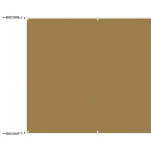 vidaXL Markis vertikal beige 60x1000 cm oxfordtyg