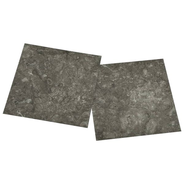 vidaXL Självhäftande golvplankor 55 st PVC 5,11 m² grå