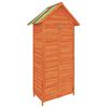 vidaXL Tr&auml;dg&aring;rdsbod brun 89x52,5x175 cm massiv furu