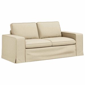 vidaXL Soffa Kr&auml;m 182 x 80 x 82 cm tyg