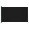 vidaXL Infällbar sidomarkis 220x300 cm svart